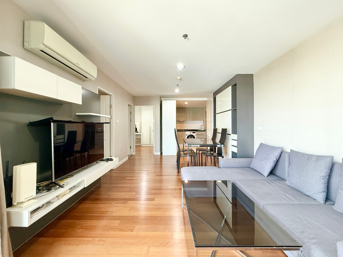 For RentCondoRama9, Petchburi, RCA : Cheap for rent 📌 Belle Grand rama 9, size 58 sq m, 2 bedrooms, 1 bathroom, 27,000 baht, beautiful room, high floor, Call 092-2462653 Donut