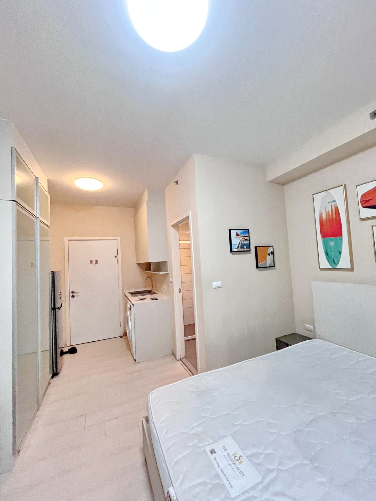 For RentCondoRatchadapisek, Huaikwang, Suttisan : 9785♛Studio room for rent♙Chapter One Eco Ratchada-Huai Khwang♜MRT Huai Khwang∞099-5919653,065-9423251🜲Line@sureresidence