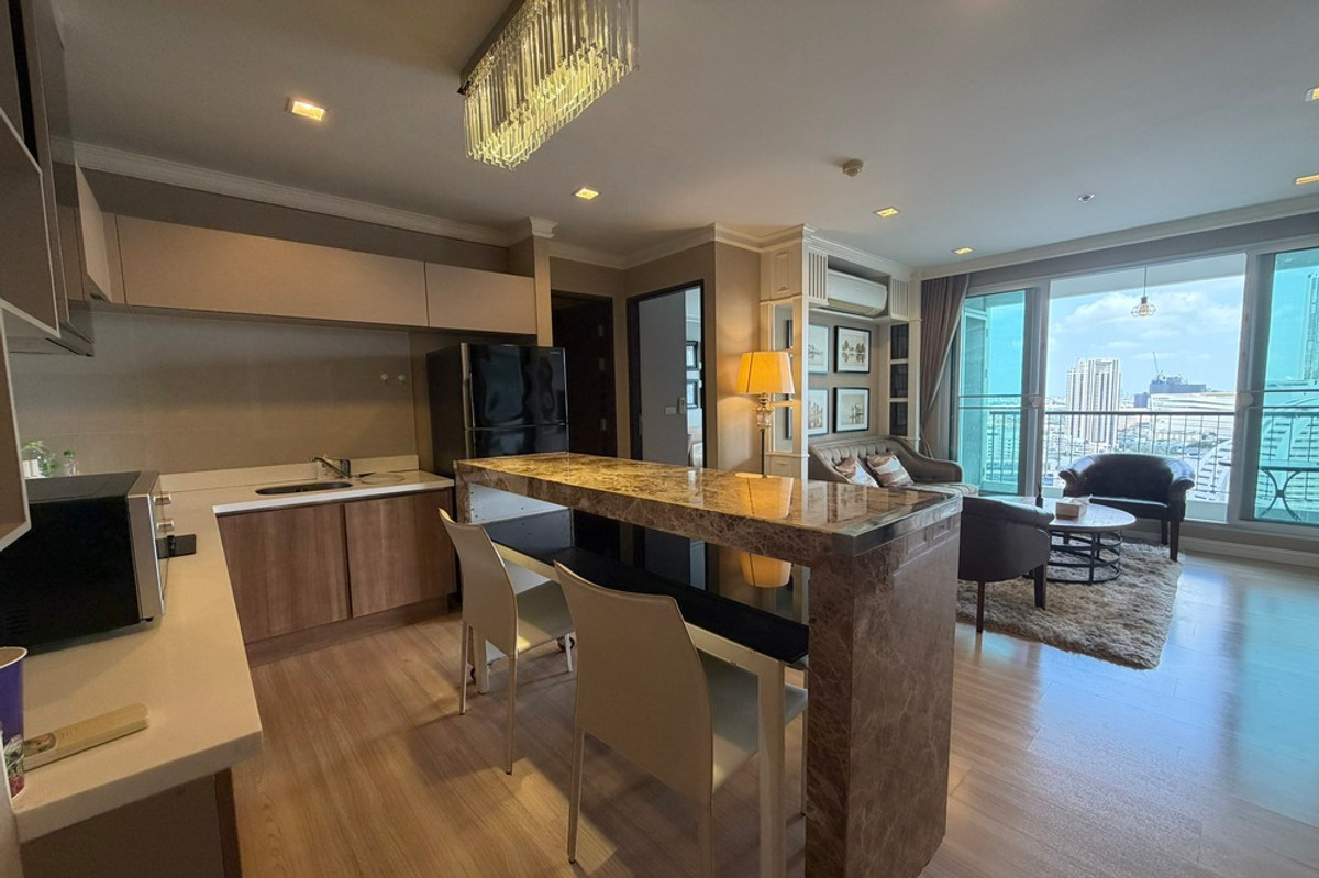 CondoSathorn, Narathiwat : 🔥 For Sale - Rent !! Rhythm Sathorn, 2 bedroom, 2 bathroom, River view, high floor 26++, North Facing!!🔥Code C20260300025 furnished, ready to move in, Special Deal!!📣📣