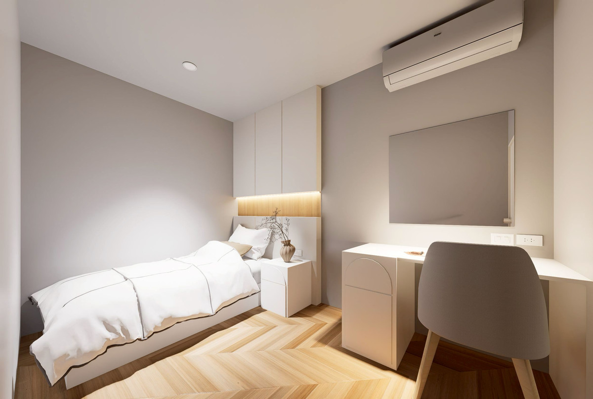 For SaleCondoPattanakan, Srinakarin : Introducing a new model, size 67 sq m, close to the BTS only 150 meters, 2 bedroom, 1 bathroom condo.