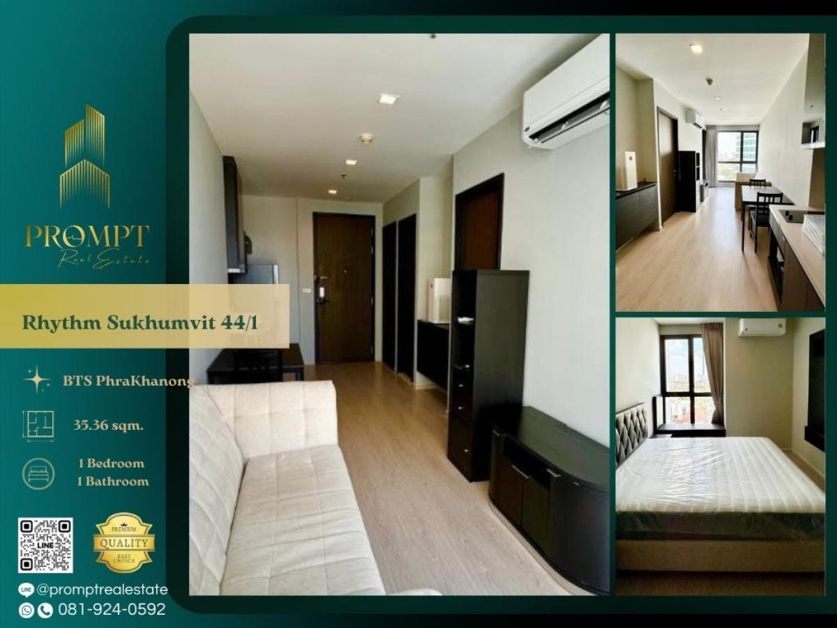 For RentCondoOnnut, Udomsuk : QR04129 - Rhythm Sukhumvit 44/1 :  ริทึ่ม สุขุมวิท 44/1 : Rhythm Sukhumvit 44/1 :  ริทึ่ม สุขุมวิท 44/1 - คอนโดติดบีทีเอสพระโขนง