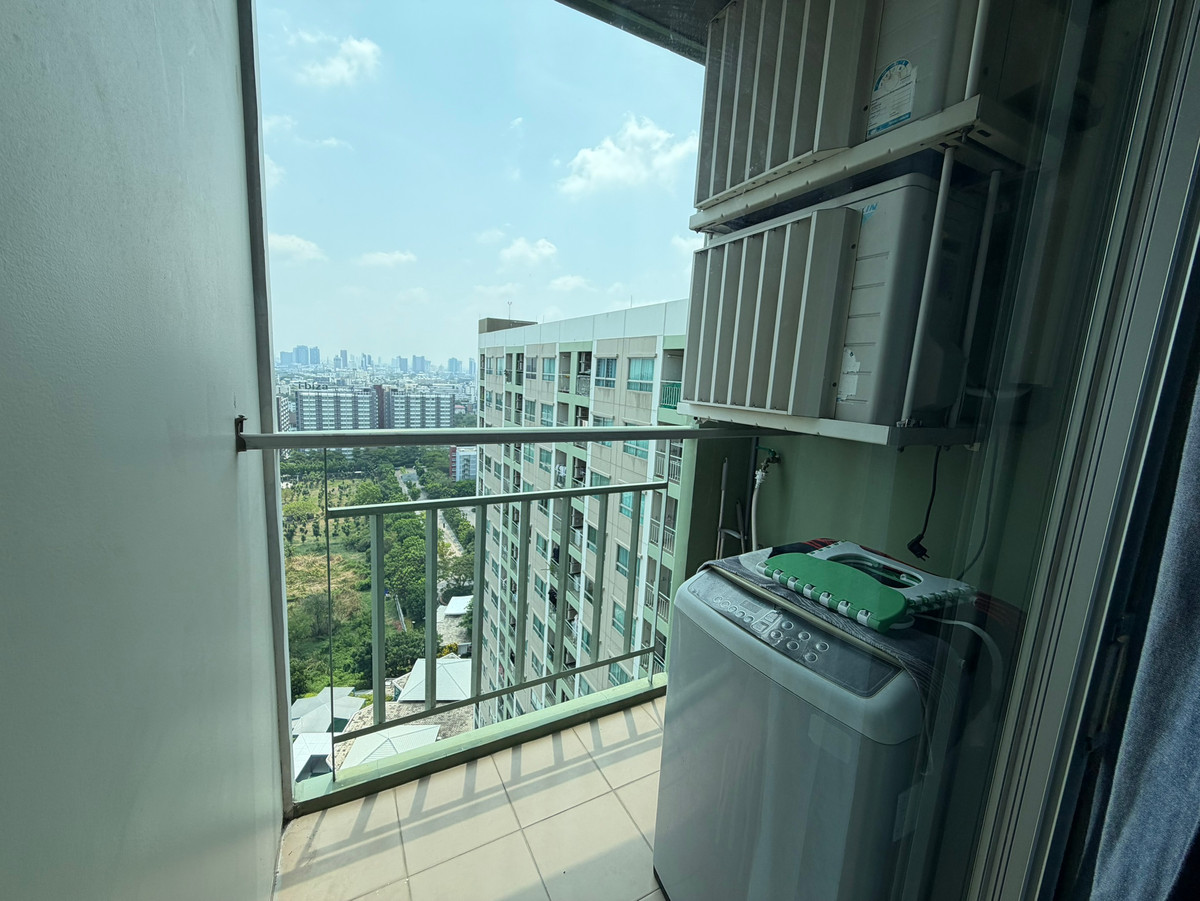 For SaleCondoRama9, Petchburi, RCA : Urgent sale!! Lumpini Park Rama 9-Ratchada, room 26 sq m, Building A, Floor 12A, separate private room. Suitable for staying alone.