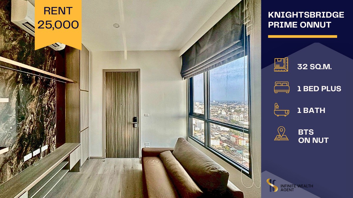 ให้เช่าคอนโดอ่อนนุช อุดมสุข : 🌟 ให้เช่า! ห้องสวย แต่งครบ พร้อมเข้าอยู่ ✨ ที่ Bridge Prime Onnut 🔥