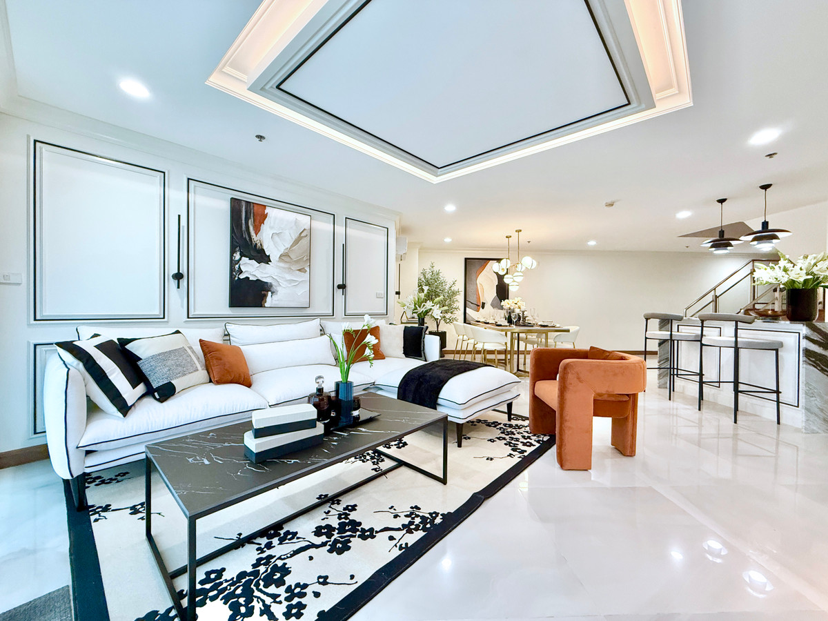 ขายคอนโดพระราม 9 เพชรบุรีตัดใหม่ RCA : 🚀 Belle Grand พระราม9 - 219ตรม. Duplex Penthouse 4นอน4น้ำ5ที่จอดรถ แต่งใหม่ พร้อมอยู่ 092-545-6151 (ทีม)