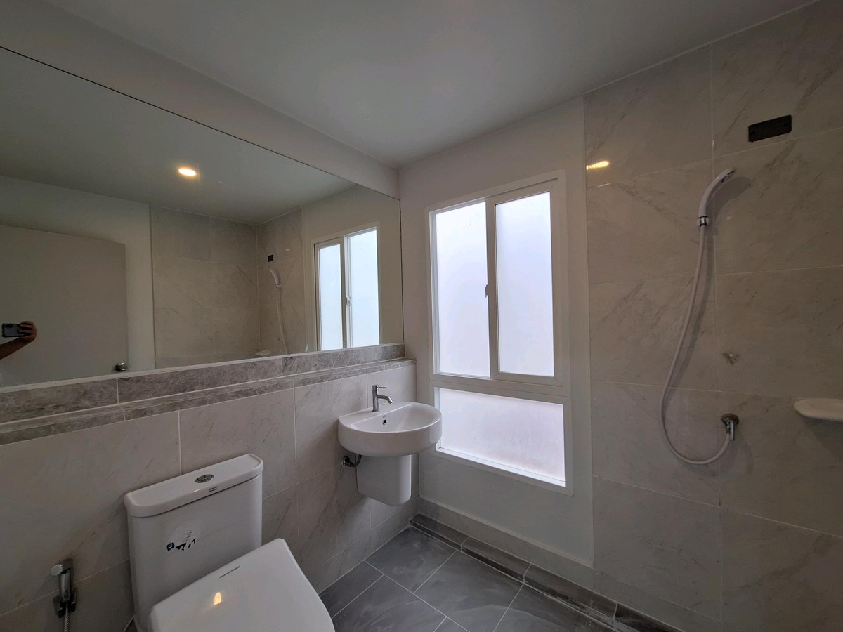 For SaleHouseRathburana, Suksawat : Single house for sale in Suksawat, beginning of the project, 50.4 sq m, 4 bedrooms, near Rama 3 | Q District Suksawat, there is a bedroom on the ground floor.