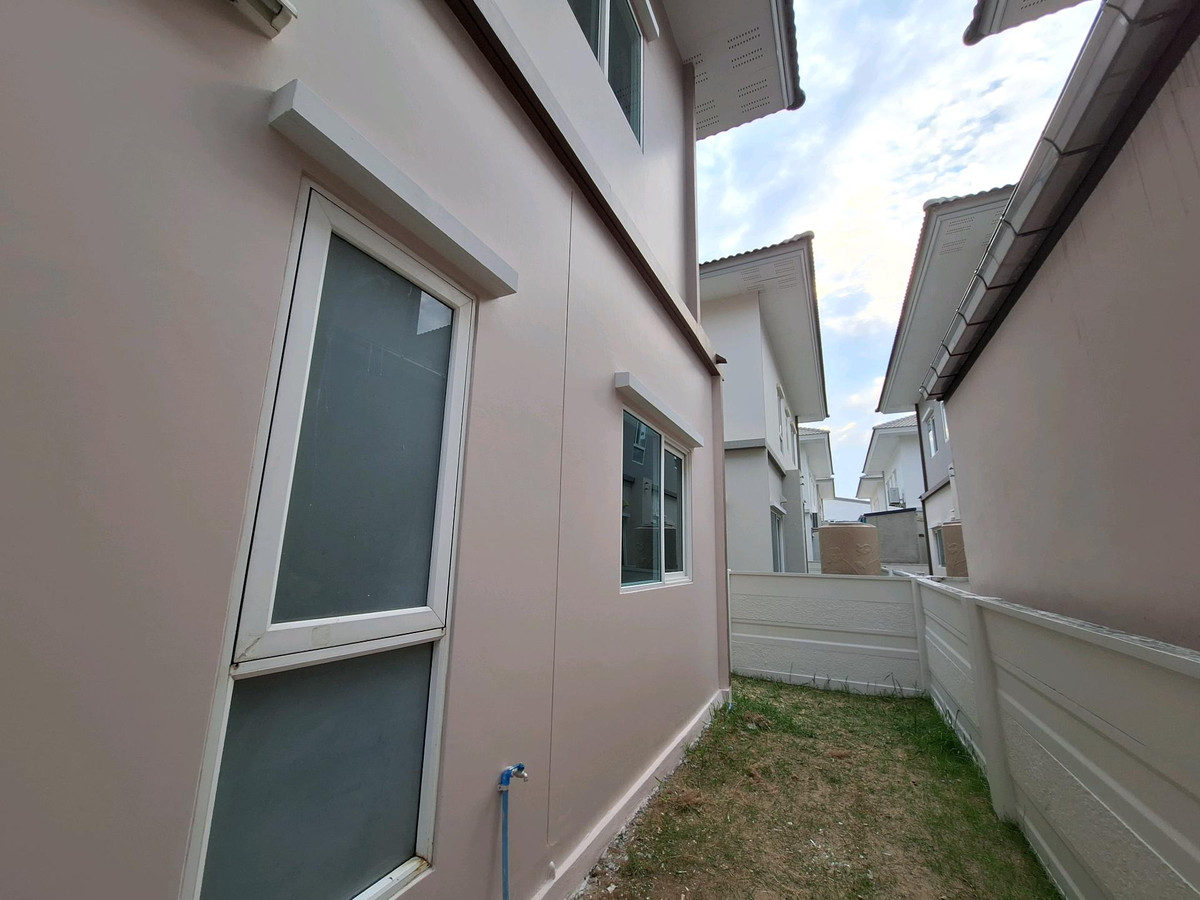 For SaleHouseRathburana, Suksawat : Single house for sale in Suksawat, beginning of the project, 50.4 sq m, 4 bedrooms, near Rama 3 | Q District Suksawat, there is a bedroom on the ground floor.