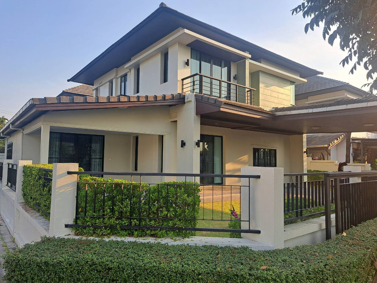 For SaleHouseLadkrabang, Suwannaphum Airport : Lake View Park Wongwaen - Bangna / 5 Bedrooms (FOR SALE) YOK117