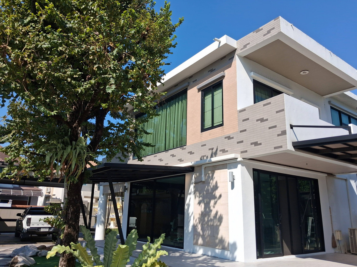 For SaleHousePhutthamonthon, Salaya : Land 210 sq m, usable area 600 sq m, 4 bedrooms, 4 bathrooms, 2-story detached house, Premwadi, Phutthamonthon Sai 3.