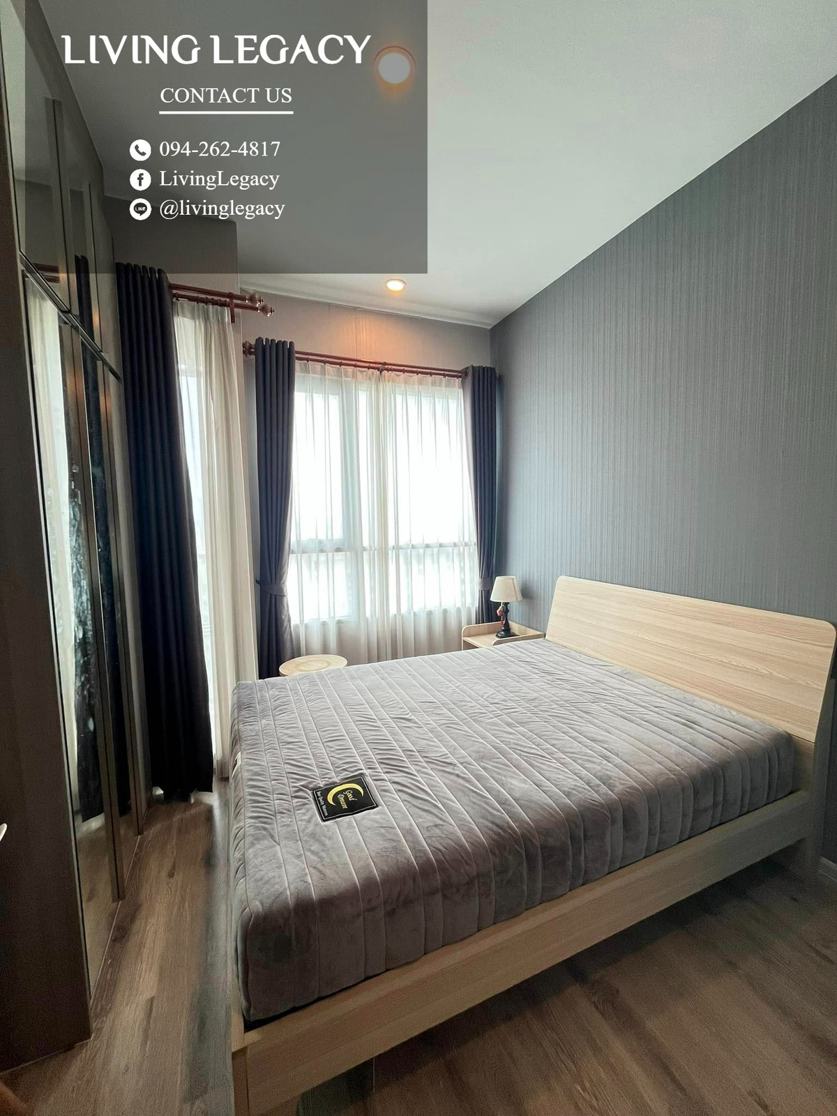 ให้เช่าคอนโดรามคำแหง หัวหมาก : SKVHEQ ให้เช่าคอนโด KnightsBridge Collage Ramkhamhaeng 22 ตร.ม. ชั้น 22 line id : @livinglegacy