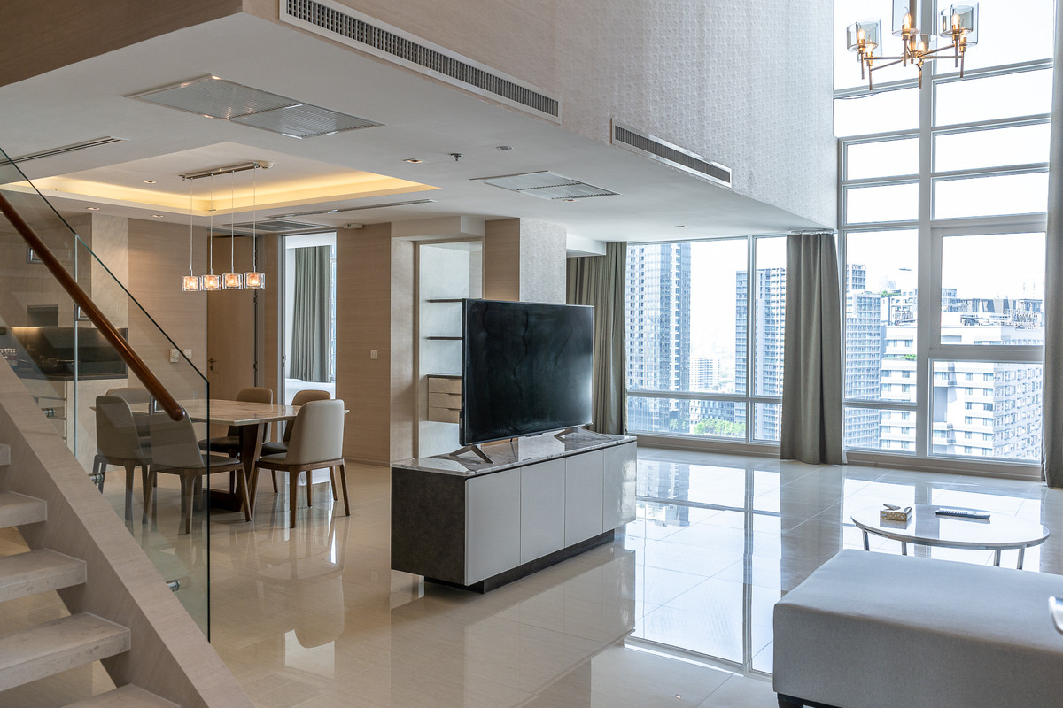 For RentCondoSukhumvit, Asoke, Thonglor : Condo for rent, 3 bedrooms, 165 sq m, near BTS Thonglor and Ekkamai.