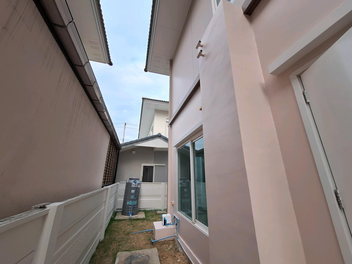 For SaleHouseRathburana, Suksawat : Single house for sale in Suksawat, beginning of the project, 50.4 sq m, 4 bedrooms, near Rama 3 | Q District Suksawat, there is a bedroom on the ground floor.