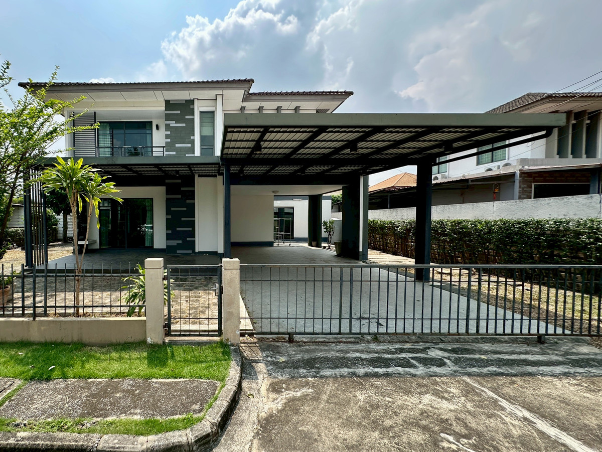 For RentHouseNawamin, Ramindra : Detached House at Habitia Panyaintra 2 | Panya–Intra Area | Quiet & Peaceful Living | Near Safari World