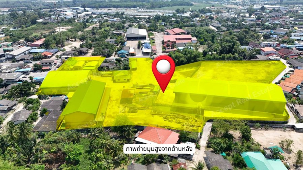 ขายโรงงานระยอง : ขายที่ดินพร้อมโรงงาน ทำเล ห้วยโป่ง ระยอง 13-3-78.4 ไร่