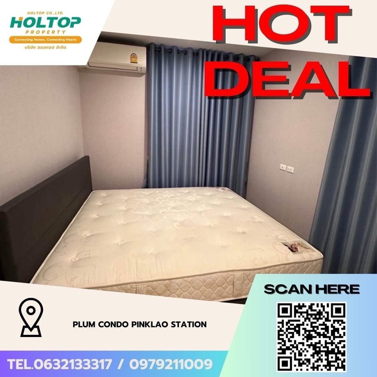 For RentCondoPinklao, Charansanitwong : #Z5068💥 190369 🔥Condo for rent Plum Condo Pinklao Station (old code Z2411)