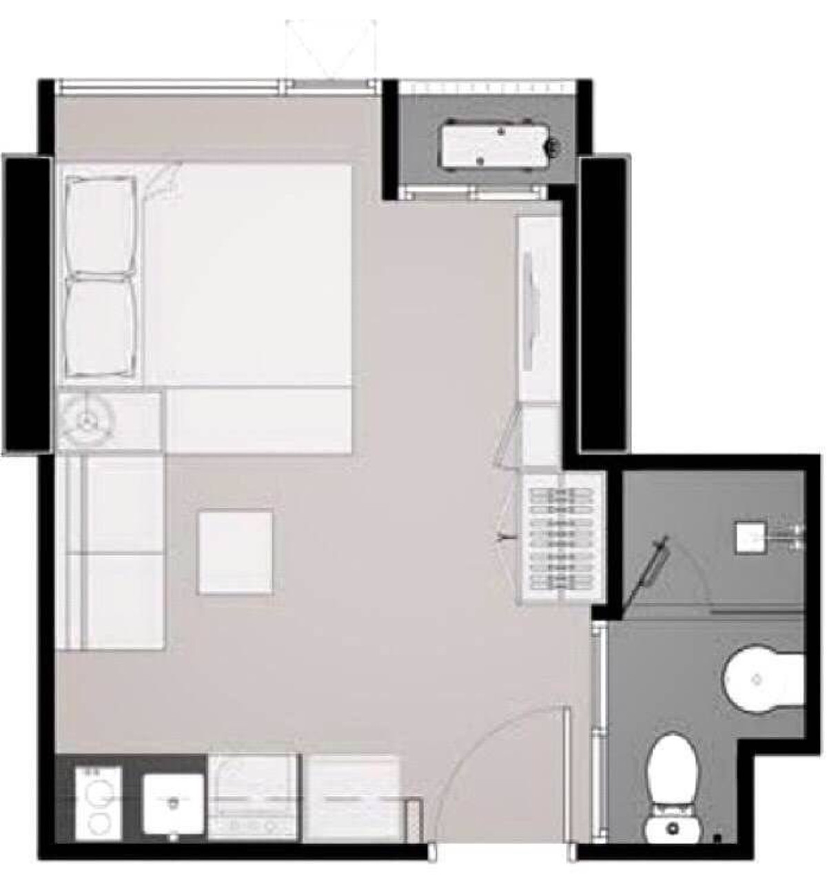 For SaleCondoRama9, Petchburi, RCA : Rhythm Asoke / 1 Bedroom (FOR SALE), Rhythm Asoke / 1 Bedroom (For Sale) JSMN079