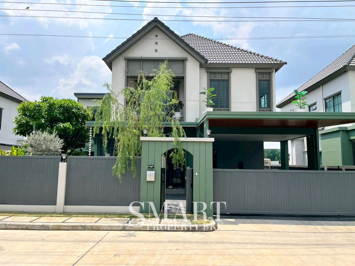 ให้เช่าบ้านปทุมธานี รังสิต ธรรมศาสตร์ : ✨ Luxury House for Rent – Saransiri Rangsit 2  หน้าบ้านไม่ติดใคร บ้านติด    solar cell  ช่วยประหยัดไฟ 
(สราญสิริ รังสิต 2 ใกล้ทางด่วนบางพูน-รังสิต  ใกล้ฟิวเจอร์พาร์ครังสิตรังสิต)