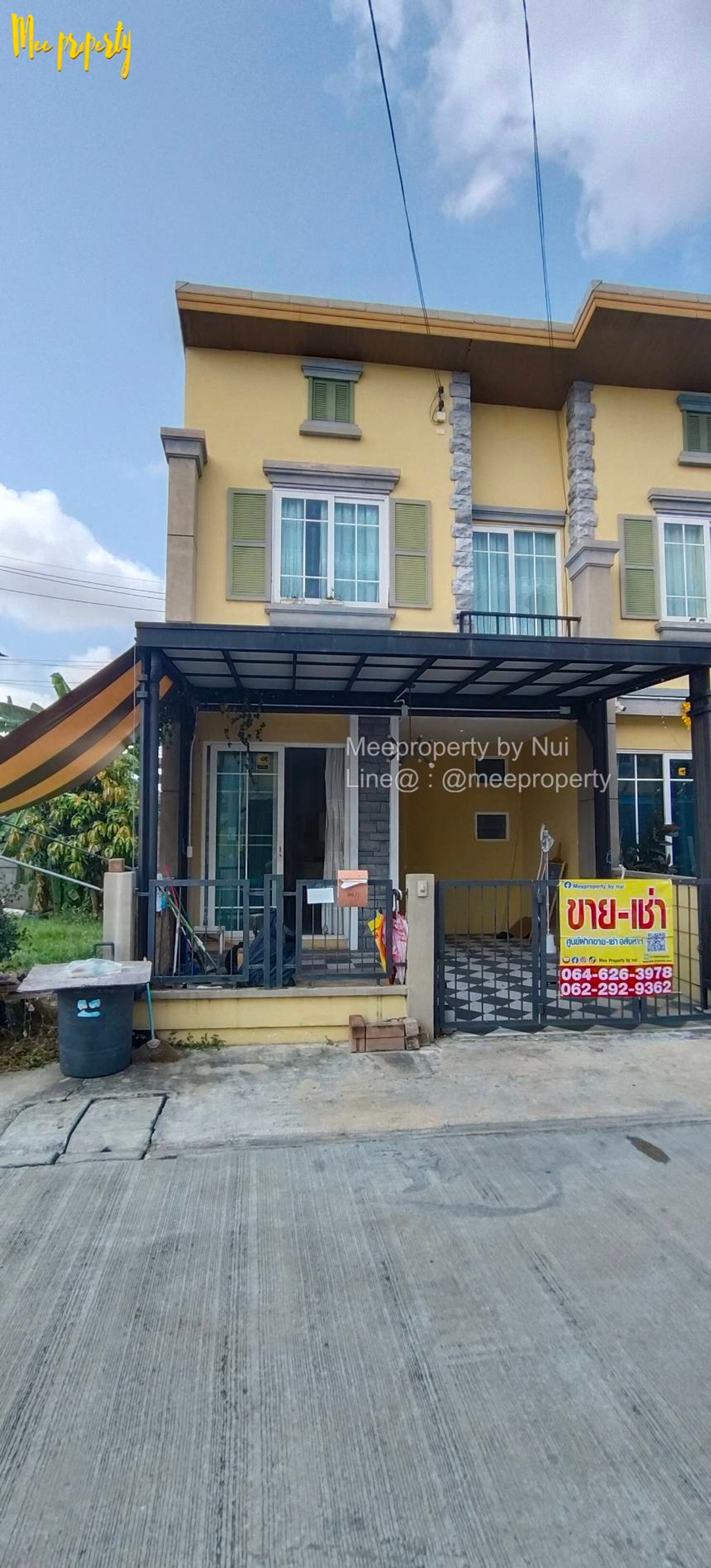 ทาวน์โฮมราษฎร์บูรณะ สุขสวัสดิ์ : ขาย/เช่า ทาวน์โฮม 2 ชั้น ! #แปลงมุม หมู่บ้านโกลเด้นทาวน์ 3 (สุขสวัสดิ์-พุทธบูชา)  เนื้อที่: 16.9 ตร.ว. พื้นที่ใช้สอย: 96 ตร.ม. ME-256