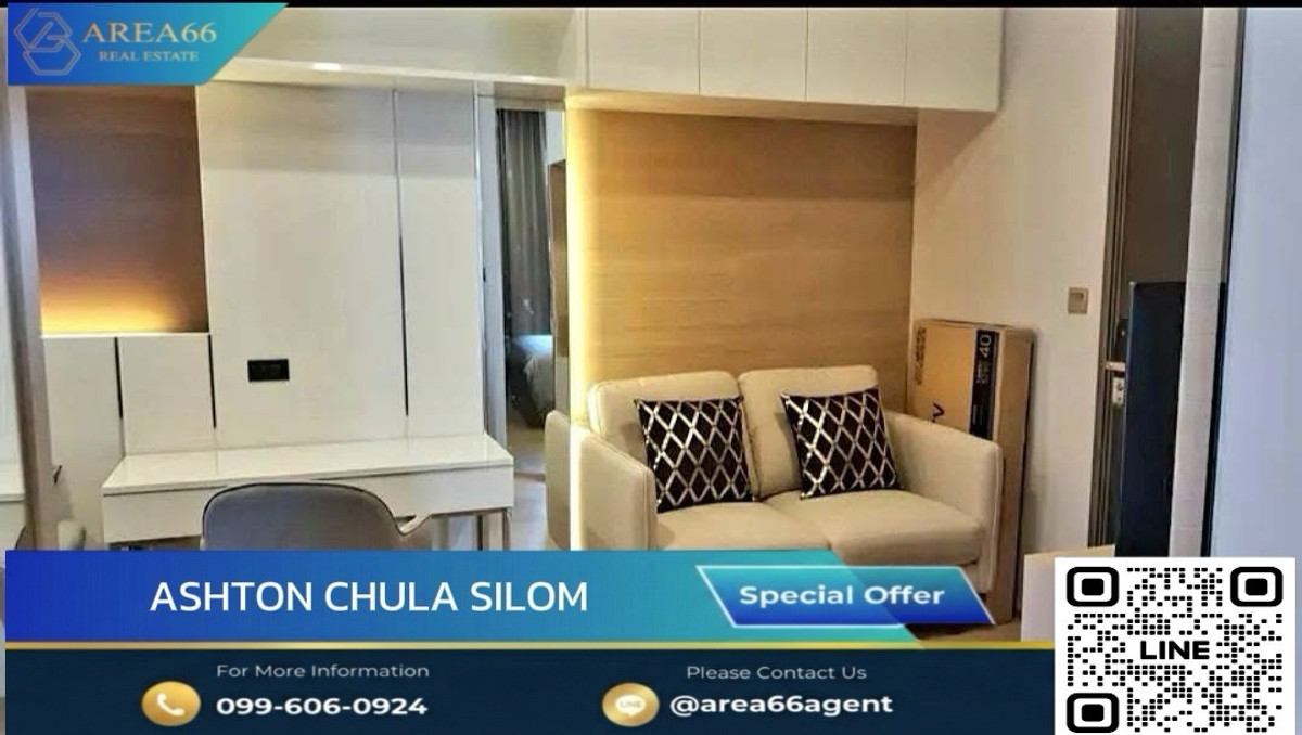 For SaleCondoSiam Paragon ,Chulalongkorn,Samyan : 🔥Room in good condition, good price, worth investing and living in. Ashton Chula - Silom