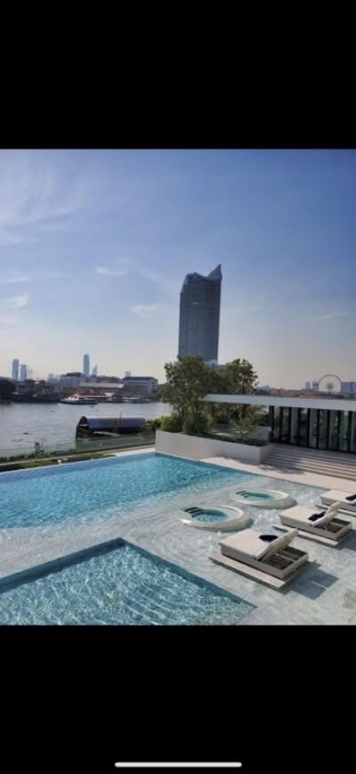 ให้เช่าคอนโดวงเวียนใหญ่ เจริญนคร :  ห้องพร้อมอยู่ ให้เช่า คอนโด แชปเตอร์เจริญนคร ริเวอร์ไซด์ วิวแม่น้ำ ใกล้ ICONSIAM