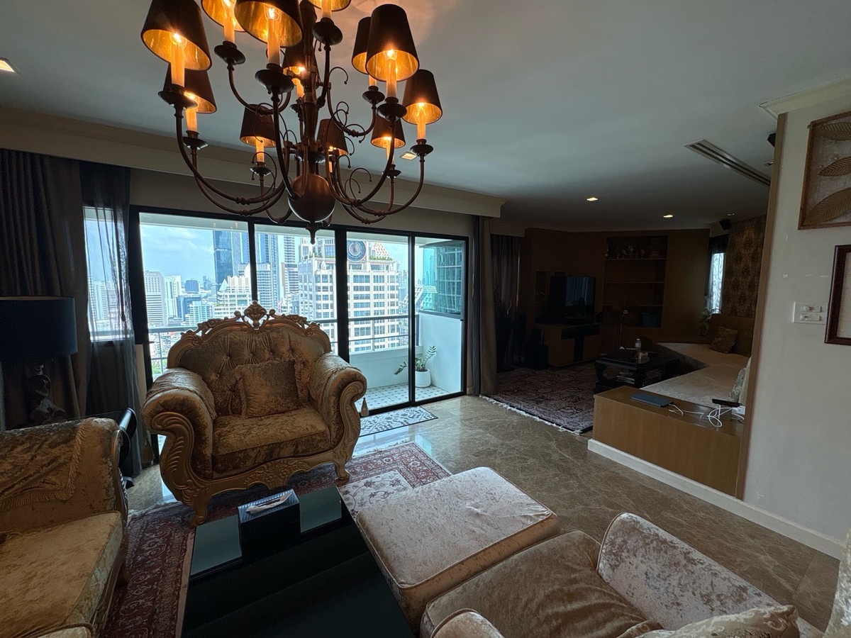 For RentCondoSathorn, Narathiwat : 🔥Rent 3BR 4BR + 1 Maid🔥223sqm🔥Floor33🔥85,000/month🔥Never rent before🔥