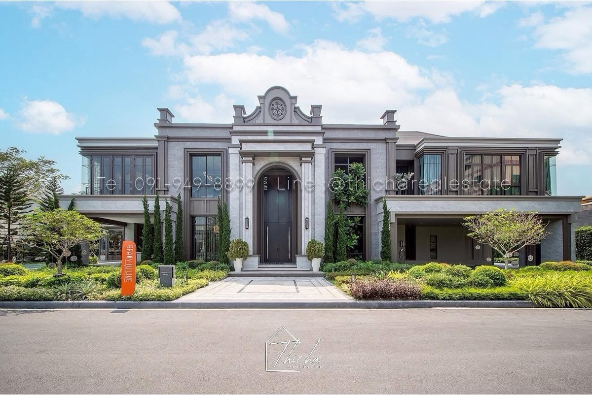 For SaleHousePinklao, Charansanitwong : คฤหาสห์หรูหลังใหญ่ ติดถนนบรมฯ แต่งครบ พร้อมอยู่ 
แกรนด์ บางกอก บูเลอวาร์ด บรมราชชนนี