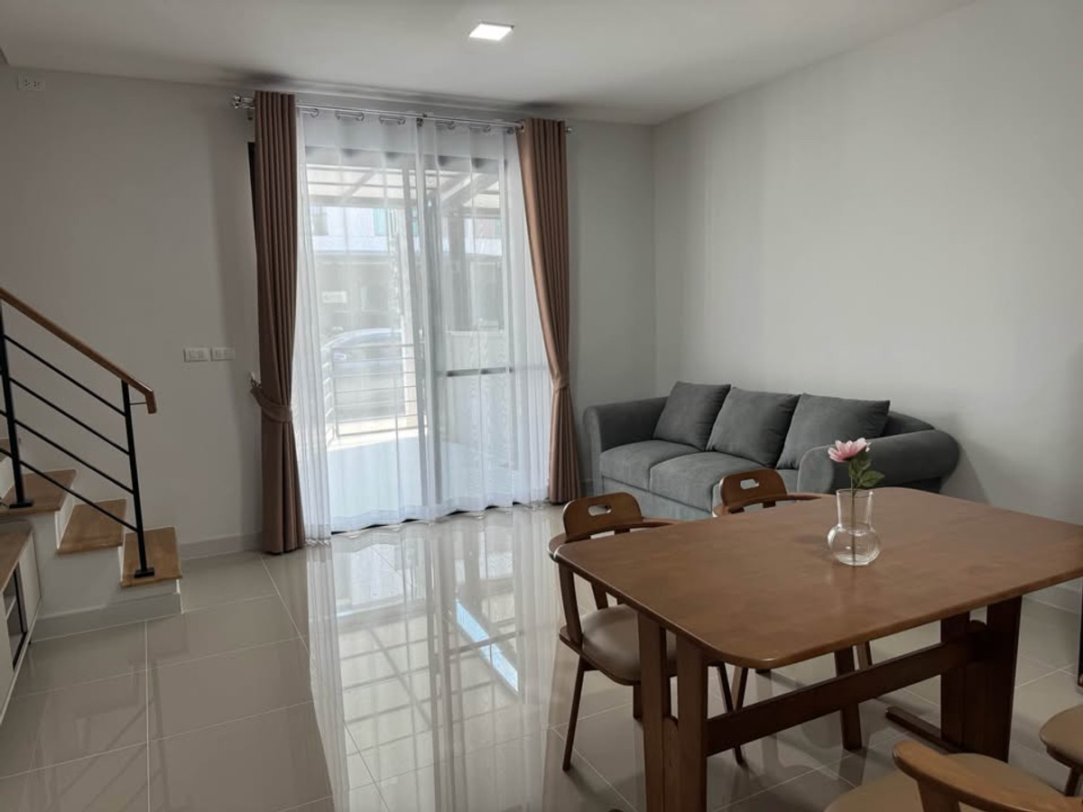 For RentTownhomeBangna, Bearing, Lasalle : K-6814 BEST DEAL🔥🔥 House ready to move in, good location, near Mega Bangna, for rent! Townhome Pleno Sukhumvit Bangna 3