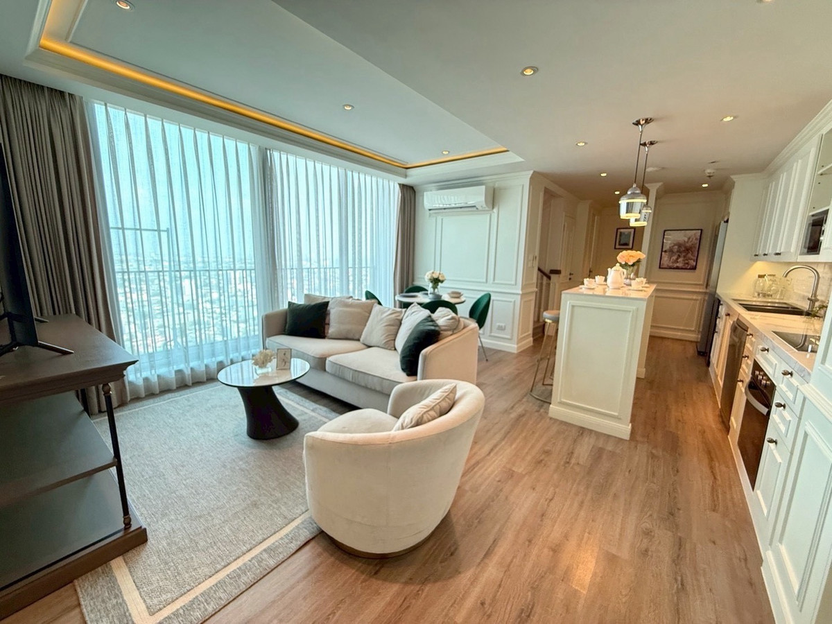 ให้เช่าคอนโดสุขุมวิท อโศก ทองหล่อ : เช่า-C Ekkamai (BTS เอกมัย) 2 ห้องนอน 2 ห้องน้ำ   (Duplex Penthouses 2 ชั้น)