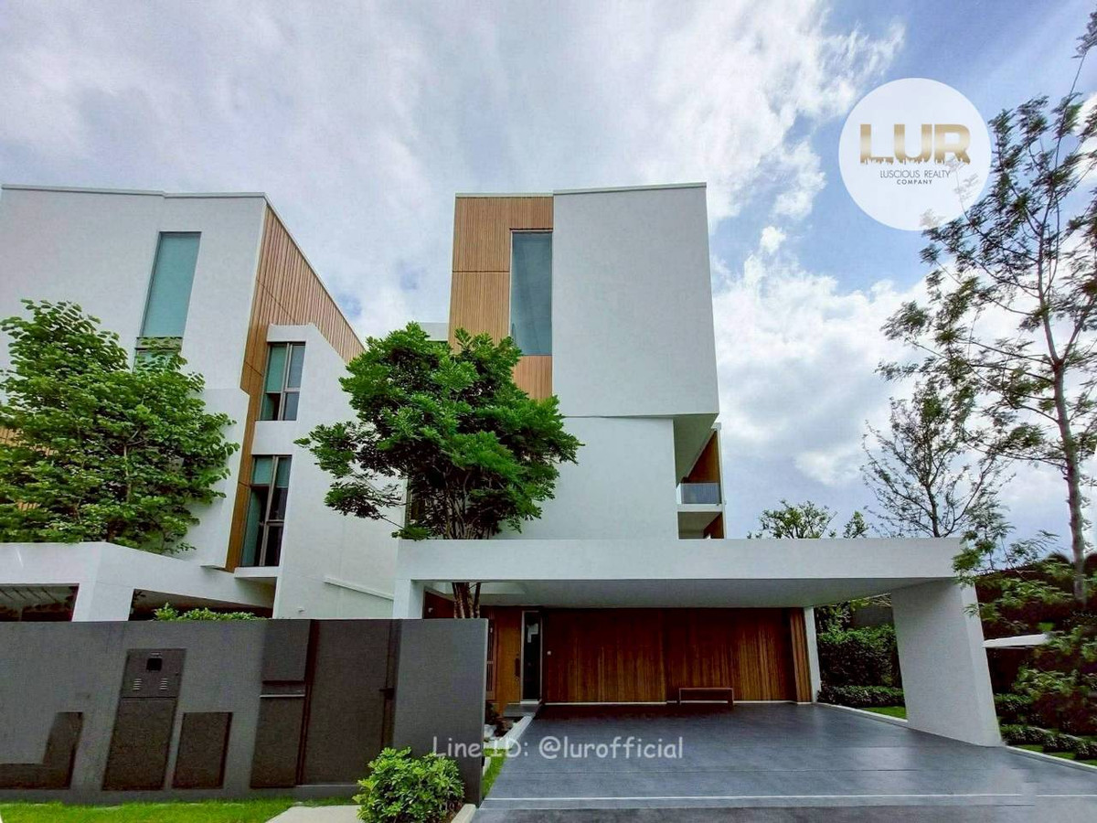 For RentHousePattanakan, Srinakarin : ✨ Luxury house for rent VIVE RAMA 9 ✨ 4 bedrooms, 4 bathrooms, usable area 324 sq m.