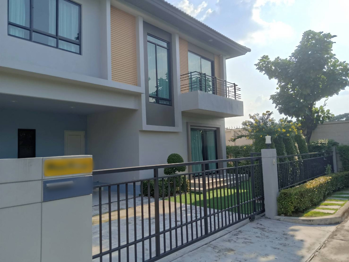 ให้เช่าบ้านนวมินทร์ รามอินทรา : ให้เช่าบ้านเดี่ยว ไลฟ์ บางกอก บูเลอวาร์ด รามอินทรา 65 (53 ตร.ว.) 4 นอน 3 น้ำ แปลงหน้าสวน พร้อมอยู่