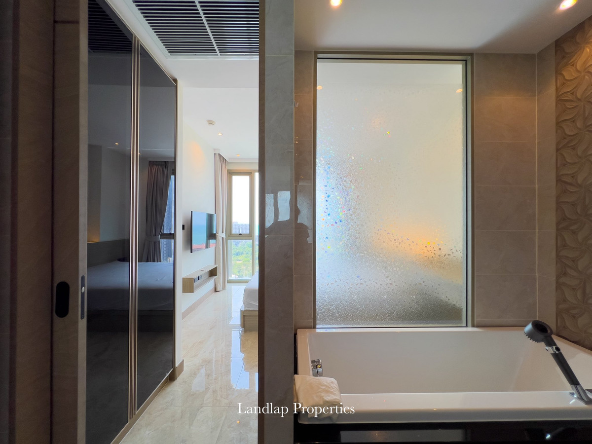 ให้เช่าพัทยา บางแสน ชลบุรี สัตหีบ : The Riviera Ocean Drive ห้องสวย บรรยากาศดี เฟอร์นิเจอร์และเครื่องใช้ไฟฟ้าครบ พร้อมเข้าอยู่ 