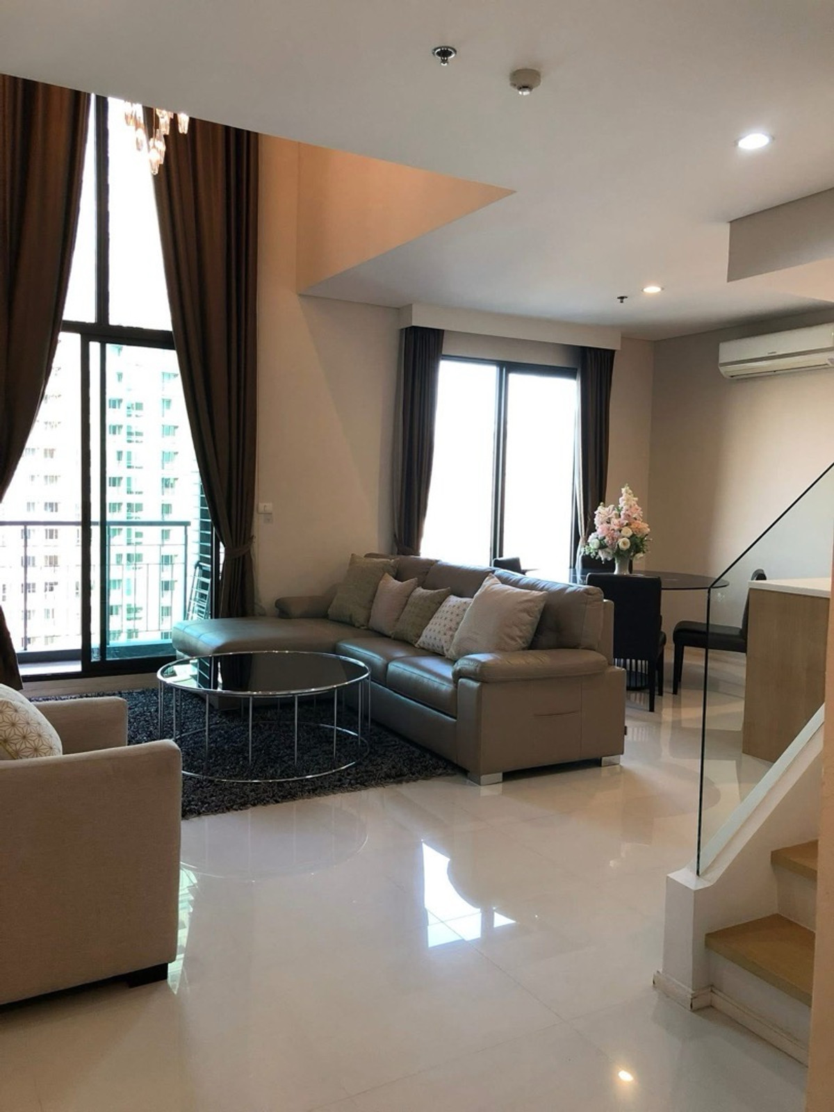 ให้เช่าคอนโดพระราม 9 เพชรบุรีตัดใหม่ RCA : Ready Now‼️ Villa Asoke Duplex 1B2B✨ 80Sqm. 📌Only 45,000✅🔥🔥