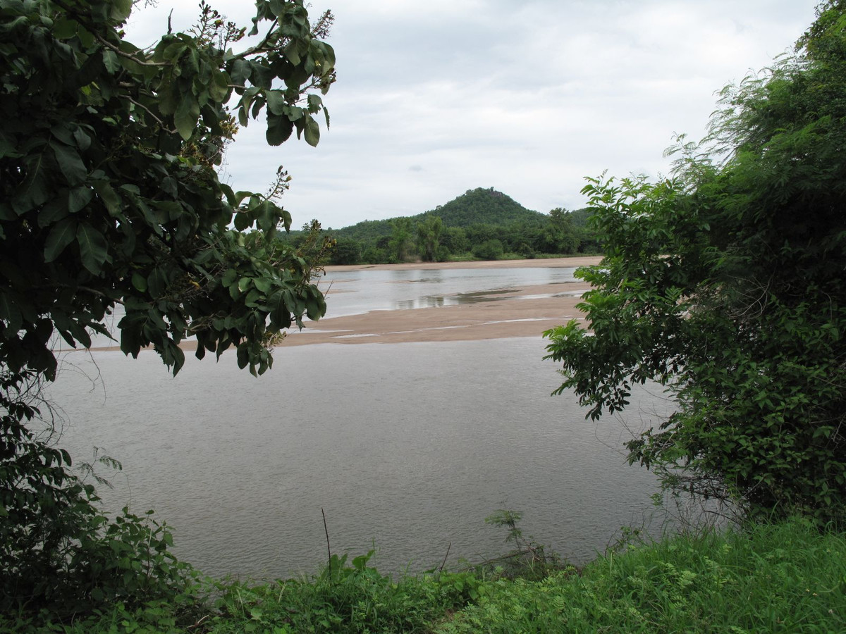 For SaleLandTak : Land for sale, 5.5 rai, can be divided, next to the Ping River, Nong Bua Nuea Subdistrict, Mueang District, Tak Province, near the new bridge beside the Ping River.