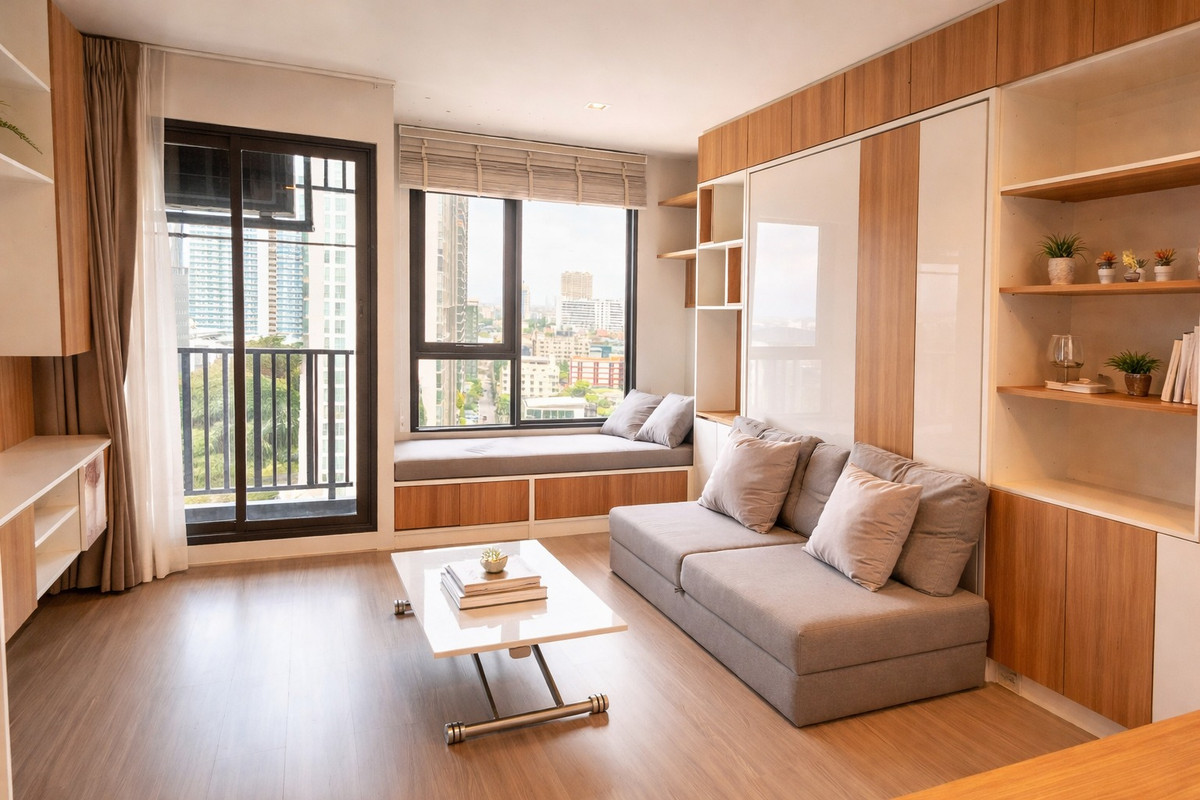 ให้เช่าคอนโดลาดพร้าว เซ็นทรัลลาดพร้าว : ห้องสวย อยู่สบาย Life Ladprao 42391