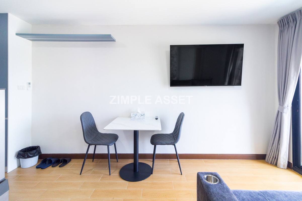 For RentSamut Prakan,Samrong : Line ID: @zimple_asset  Modern room apartment in Bang Phli, fully furnished with electrical appliances and great facilities Clean, secure, and conveniently located near shopping malls, community areas, and Bang Phli Industrial Estate.