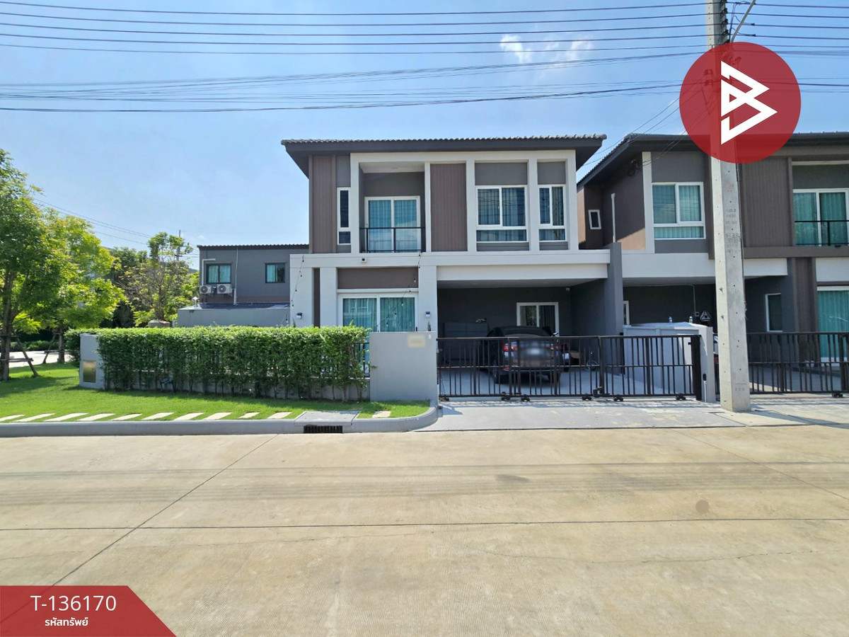 For SaleHouseMahachai Samut Sakhon : Single house for sale Pleno Petchkasem91 Village, Krathum Baen, Samut Sakhon