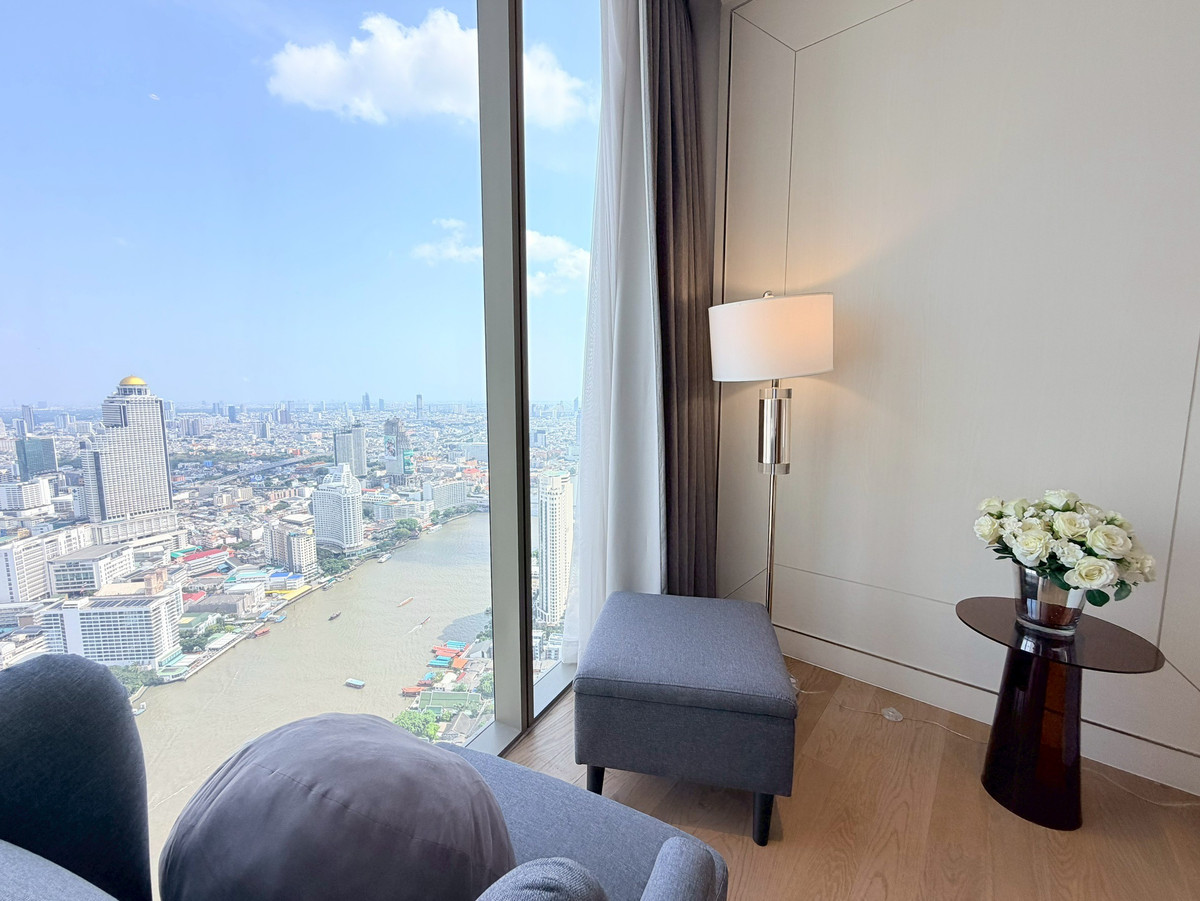 For RentCondoWongwianyai, Charoennakor : Super luxury condo for rent near BTS Charoen Nakhon ✨ Magnolias Icon Siam ✨2 bedrooms, fully furnished, high floor, Chao Phraya River view.