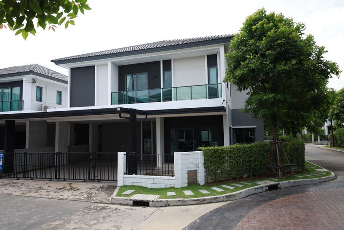 ให้เช่าบ้านพระราม 5 ราชพฤกษ์ บางกรวย : 🏡 บ้านเดี่ยวหรูหลังมุม ราชพฤกษ์ Built-in ทั้งหลัง พร้อมอยู่ 60,000 | เซนโทร ราชพฤกษ์ - สวนผัก