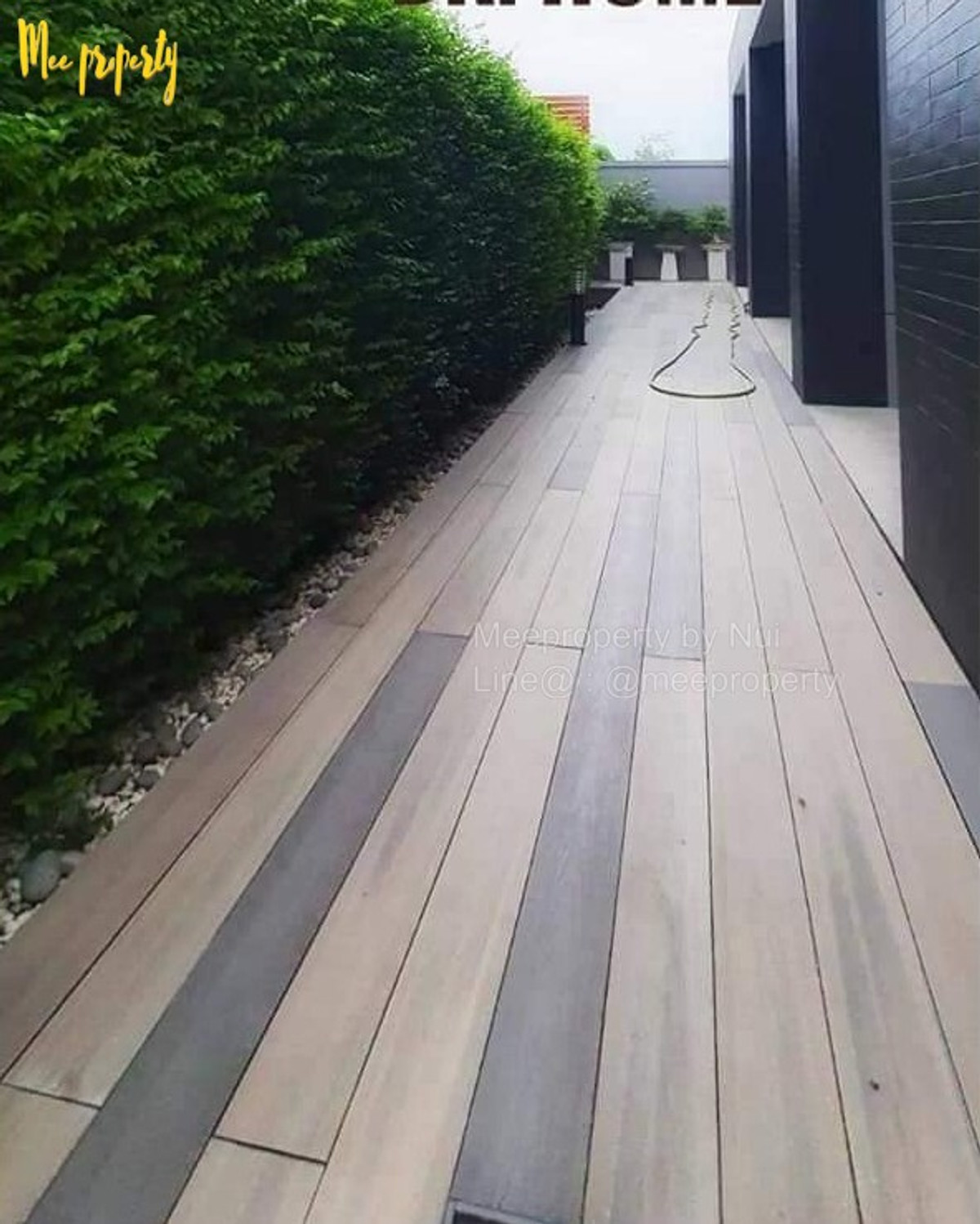 For RentHousePattanakan, Srinakarin : For rent, 3-story detached house, AQ ARBOR Suan Luang Rama 9, fully furnished. 🔥🔥In front of the garden, the best location in the project.   Single house project Three floors of luxury Premium level, modern style ME-046