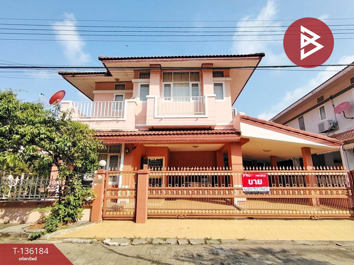 For SaleHousePathum Thani,Rangsit, Thammasat : Single house for sale Baan Fah Green Park Project Phase 1 Rangsit-Khlong 2 Pathum Thani