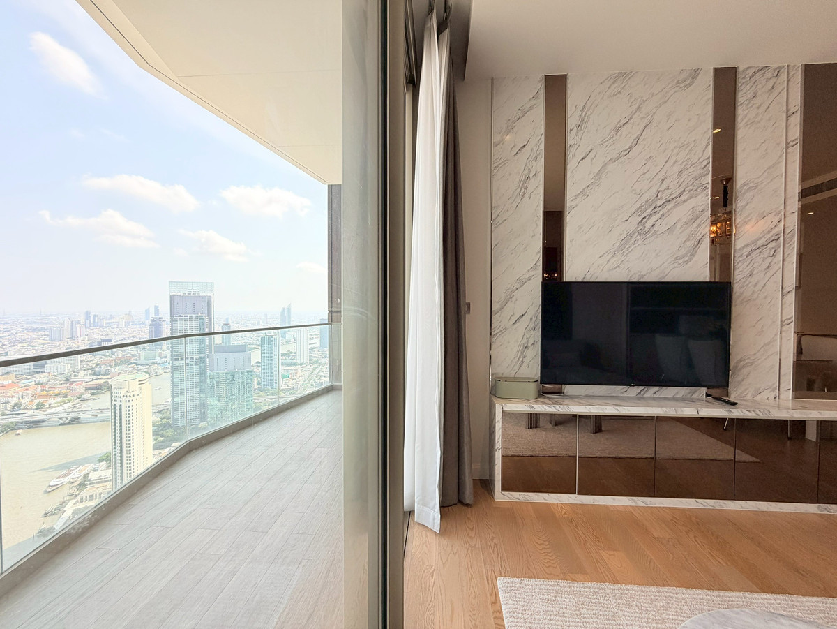 For RentCondoWongwianyai, Charoennakor : Super luxury condo for rent near BTS Charoen Nakhon ✨ Magnolias Icon Siam ✨2 bedrooms, fully furnished, high floor, Chao Phraya River view.