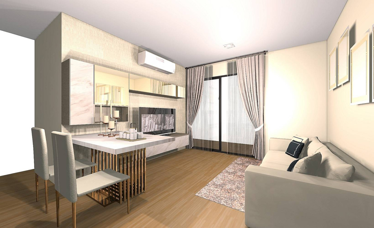 CondoSukhumvit, Asoke, Thonglor : Rhythm Ekkamai Condo, convenient travel, close to BTS, has a shuttle, fully furnished. Ready for sale and rent!!