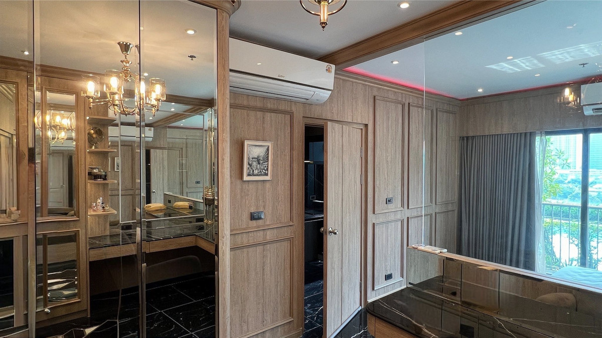 For SaleCondoPinklao, Charansanitwong : ✅ Newly renovated condo in Modern Luxury style, move-in ready with pool view, quiet and private ✅ The Tree RIO Bang-Aor Station