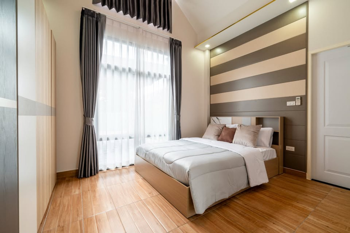 For SaleHousePattaya, Bangsaen, Chonburi : JONA ​​HOUSE NORDIC / 3 Bedrooms (FOR SALE) BEWN120