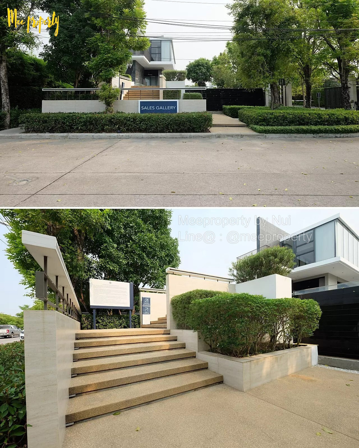 For RentHousePattanakan, Srinakarin : For rent, 3-story detached house, AQ ARBOR Suan Luang Rama 9, fully furnished. 🔥🔥In front of the garden, the best location in the project.   Single house project Three floors of luxury Premium level, modern style ME-046