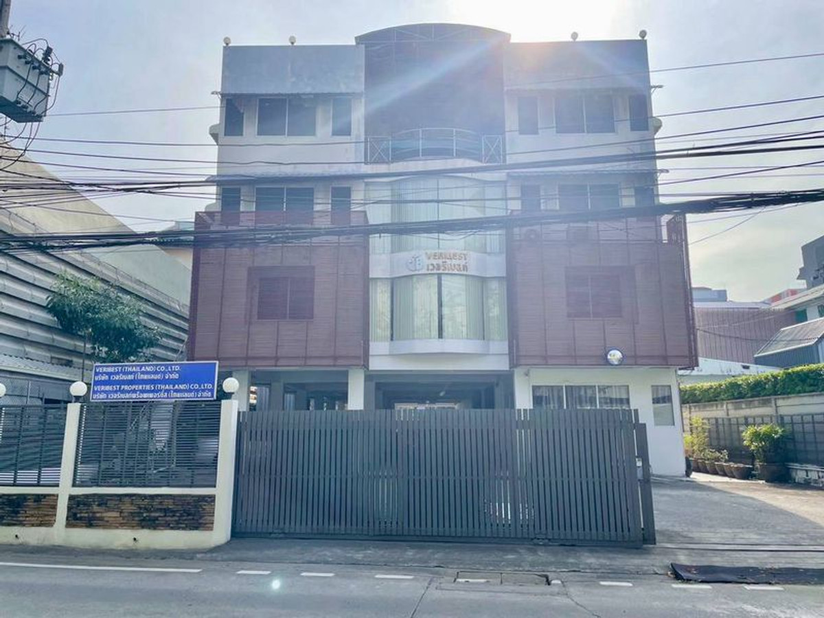 For RentOfficeBangna, Bearing, Lasalle : 5-story office for rent, Bangna, land size 217 square meters, Soi Bangna-Trad 30, Bangna Tai Subdistrict, Bangna District, Bangkok
