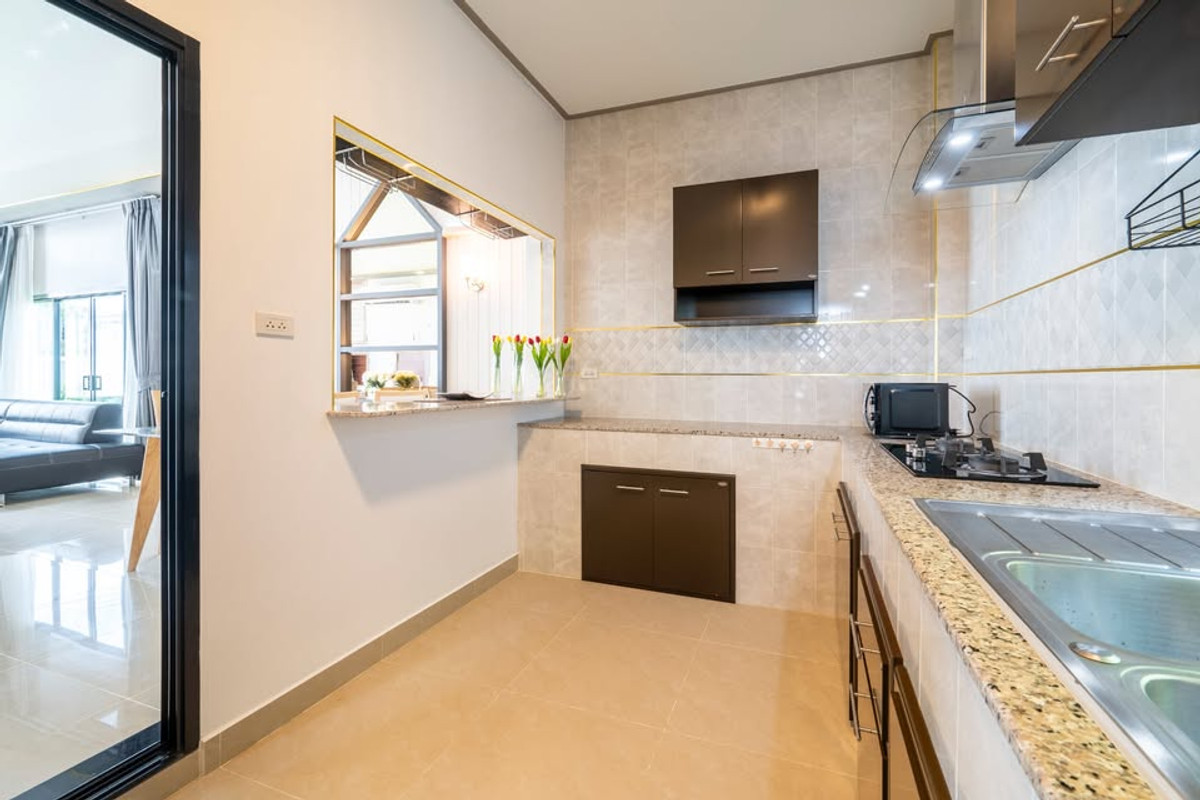 For SaleHousePattaya, Bangsaen, Chonburi : JONA ​​HOUSE NORDIC / 3 Bedrooms (FOR SALE) BEWN120