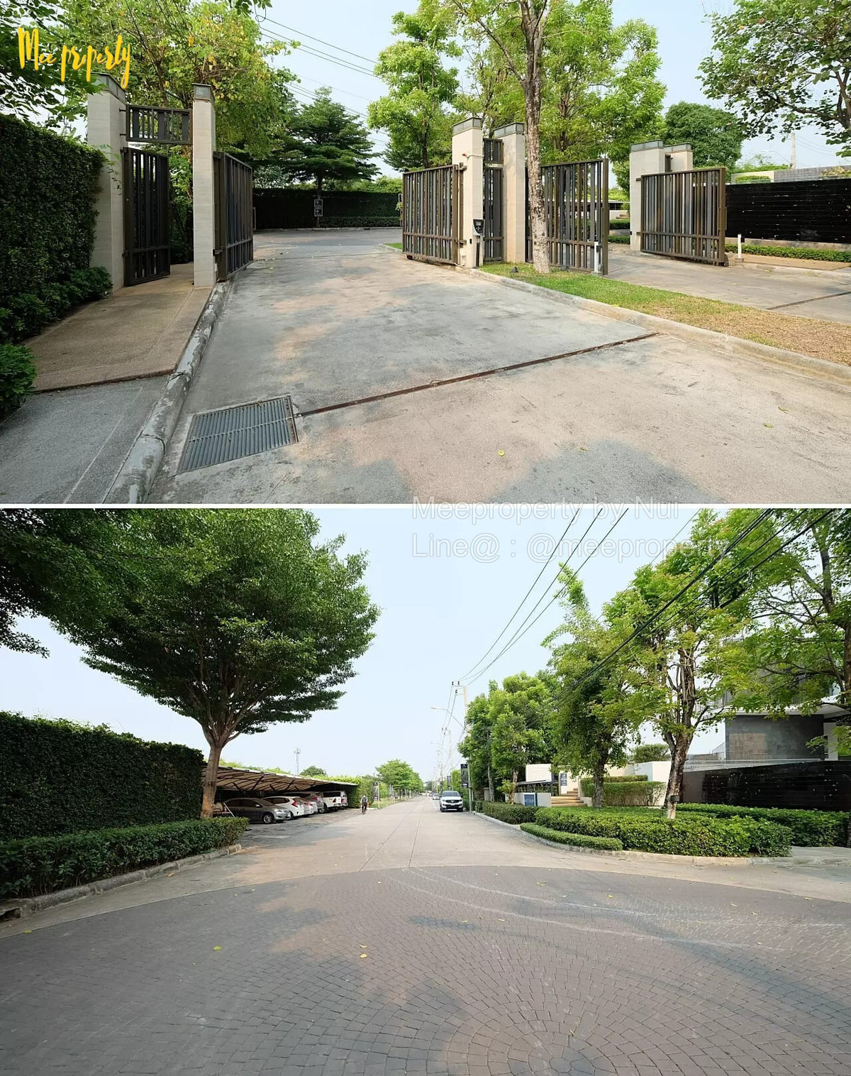 For RentHousePattanakan, Srinakarin : For rent, 3-story detached house, AQ ARBOR Suan Luang Rama 9, fully furnished. 🔥🔥In front of the garden, the best location in the project.   Single house project Three floors of luxury Premium level, modern style ME-046