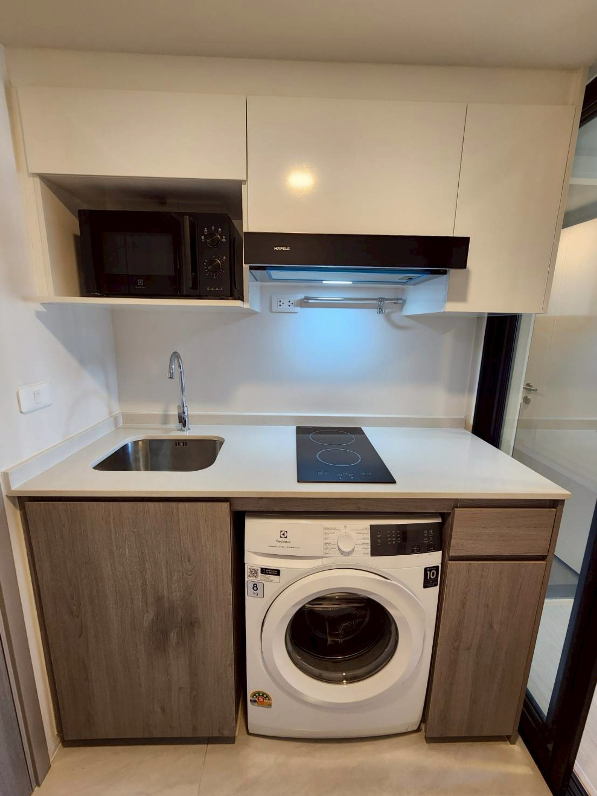 For RentCondoSeri Thai, Ramkhamhaeng Nida : 🏙✨ Origin Plug & Play Ramkhamhaeng Triple Station ✨🏙 📢📢 Duplex condo for rent, ready to move in 📢📢