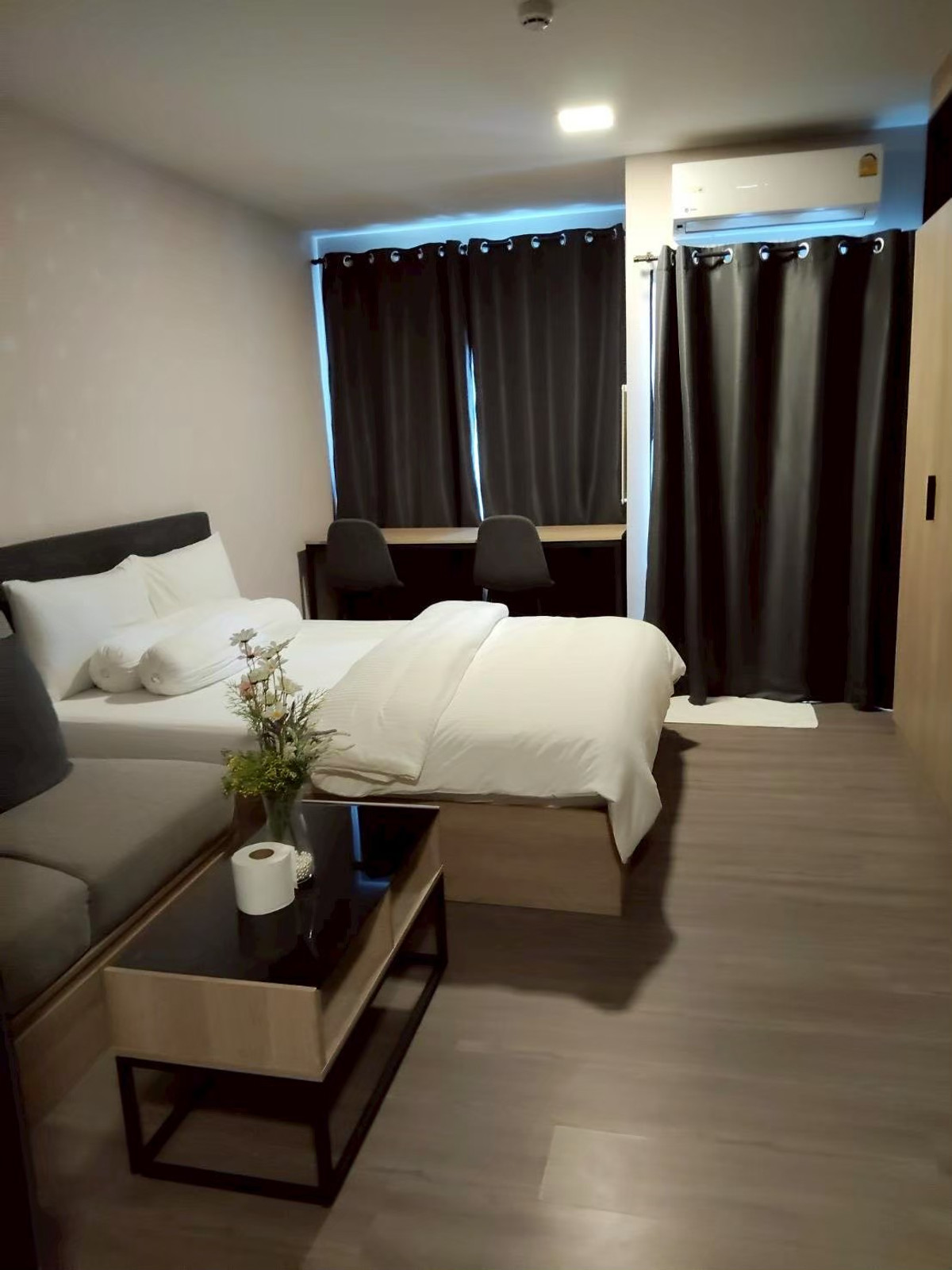 ขายคอนโดปทุมธานี รังสิต ธรรมศาสตร์ : ขายราคาดีที่สุด d condo hideaway รังสิต ตรงข้ามมหาวิทยาลัยธรรมศาสตร์ รังสิต เฟอร์ครบ ตอบไว0649742441