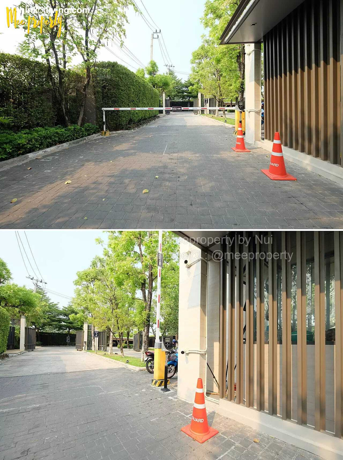 For RentHousePattanakan, Srinakarin : For rent, 3-story detached house, AQ ARBOR Suan Luang Rama 9, fully furnished. 🔥🔥In front of the garden, the best location in the project.   Single house project Three floors of luxury Premium level, modern style ME-046